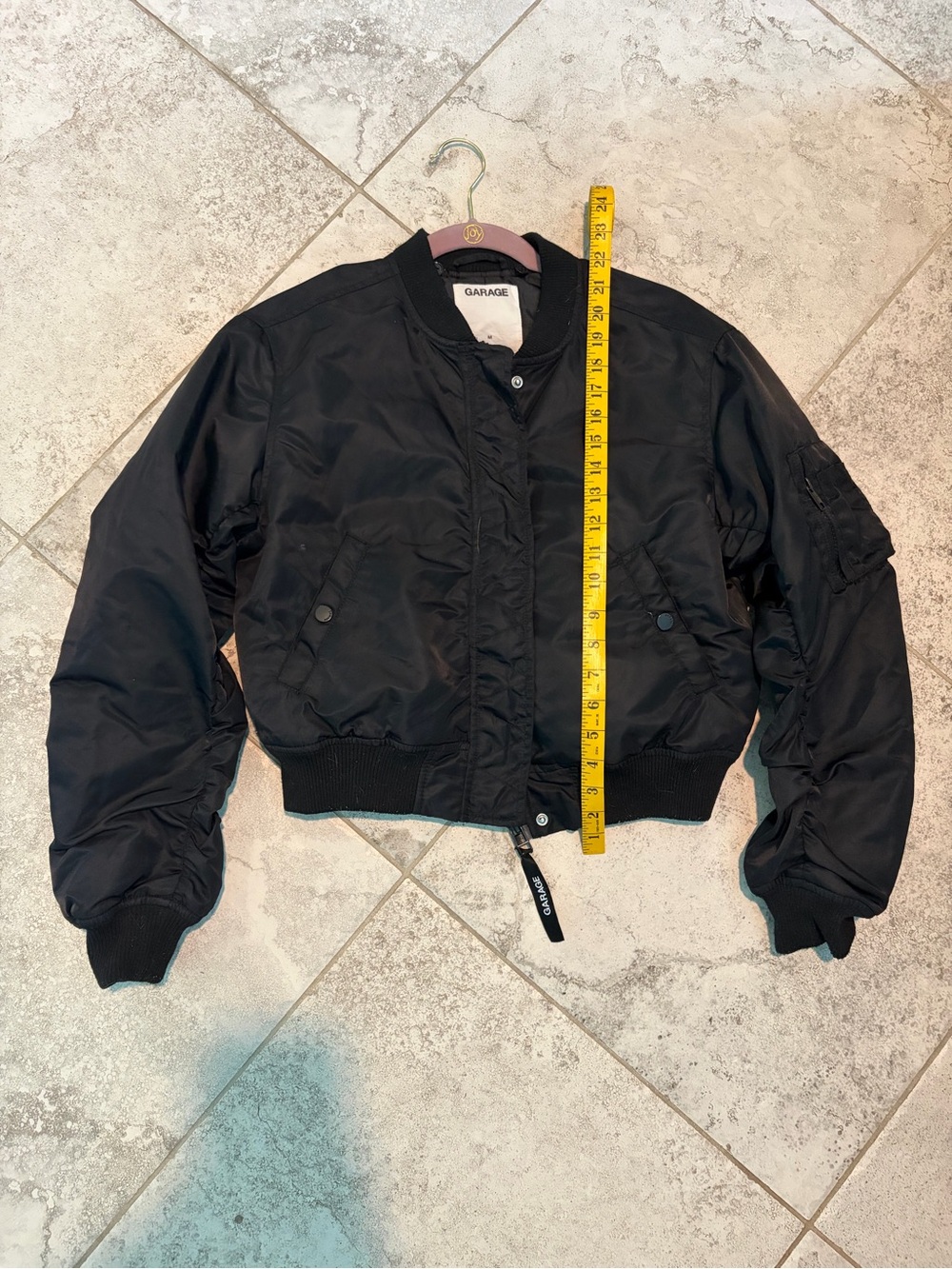 Garage Black Jacket with Light Label